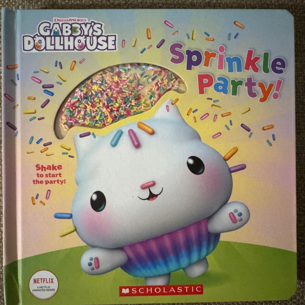 🌈3/$15 Gabby’s Dollhouse Sprinkle Party Board Book